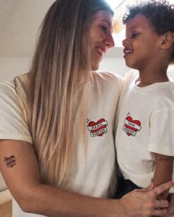 Le T-shirt Papa Forever Enfant En Coton Bio - Ivoire -Bijoux Magasin le t shirt papa forever enfant en coton bio ivoire emoi emoi 11