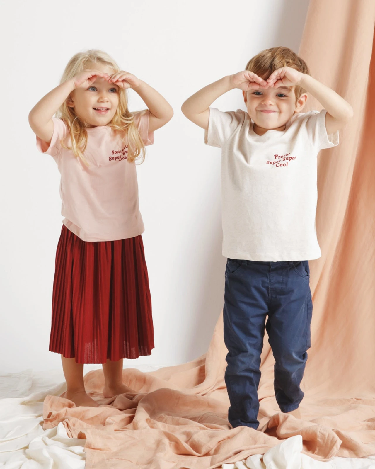 Le T-shirt Sœurette Super Super Cool En Coton Bio - Rose 4 Le T-shirt Sœurette Super Super Cool En Coton Bio - Rose – Image 2