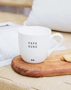 Le Mug Papa - Message Au Choix -Bijoux Magasin le mug papa ours moi moi