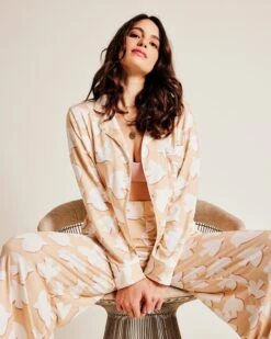 Le Pyjama Birds Femme En Tencel - Latte -Bijoux Magasin lensemble de pyjama birds femme en coton bio latte 4 2399b62b 7121 4769 9e3a ff7a4748ffe6