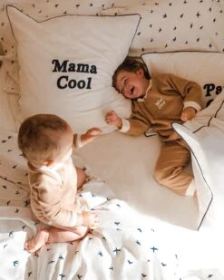 L'ensemble De Pyjama Mini Cool En Coton Bio Nid D'abeille - Praliné -Bijoux Magasin lensemble de pyjama mini cool en coton bio nid dabeille praline 14