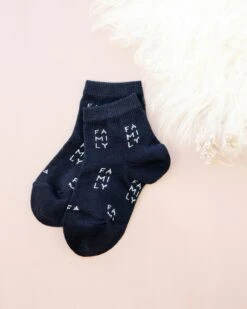 Les Chaussettes Family Enfant -Bijoux Magasin les chaussettes family enfant bleu nuit 5
