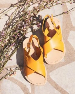 Les Sandales Enfant Toms - En Cuir Mangue - Théluto X émoi émoi -Bijoux Magasin les sandales enfant toms en cuir mangue theluto x emoi emoi 8