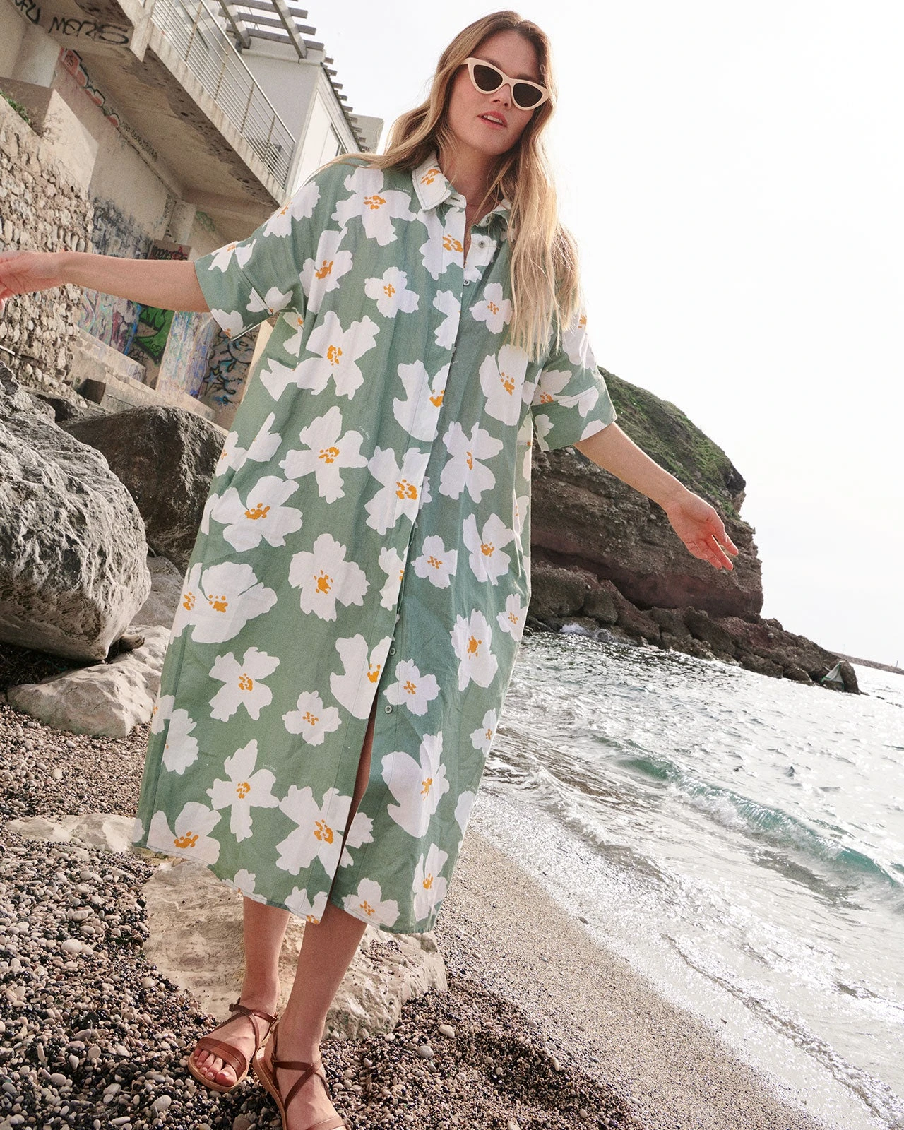 Les Sandales Marina Femme En Cuir Naturel - Théluto X émoi émoi 6 Les Sandales Marina Femme En Cuir Naturel - Théluto X émoi émoi – Image 4