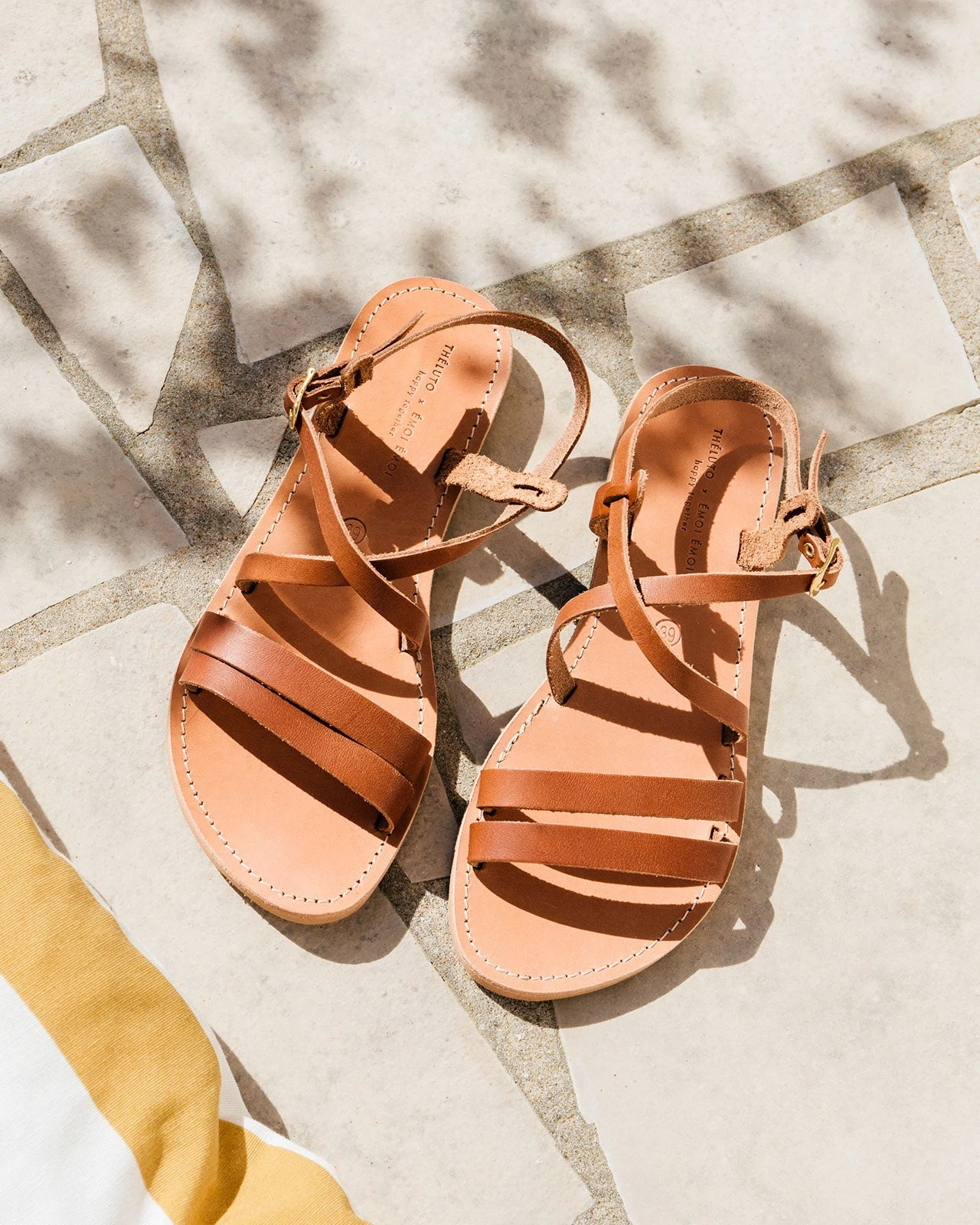 Les Sandales Marina Femme En Cuir Naturel - Théluto X émoi émoi 3 Les Sandales Marina Femme En Cuir Naturel - Théluto X émoi émoi