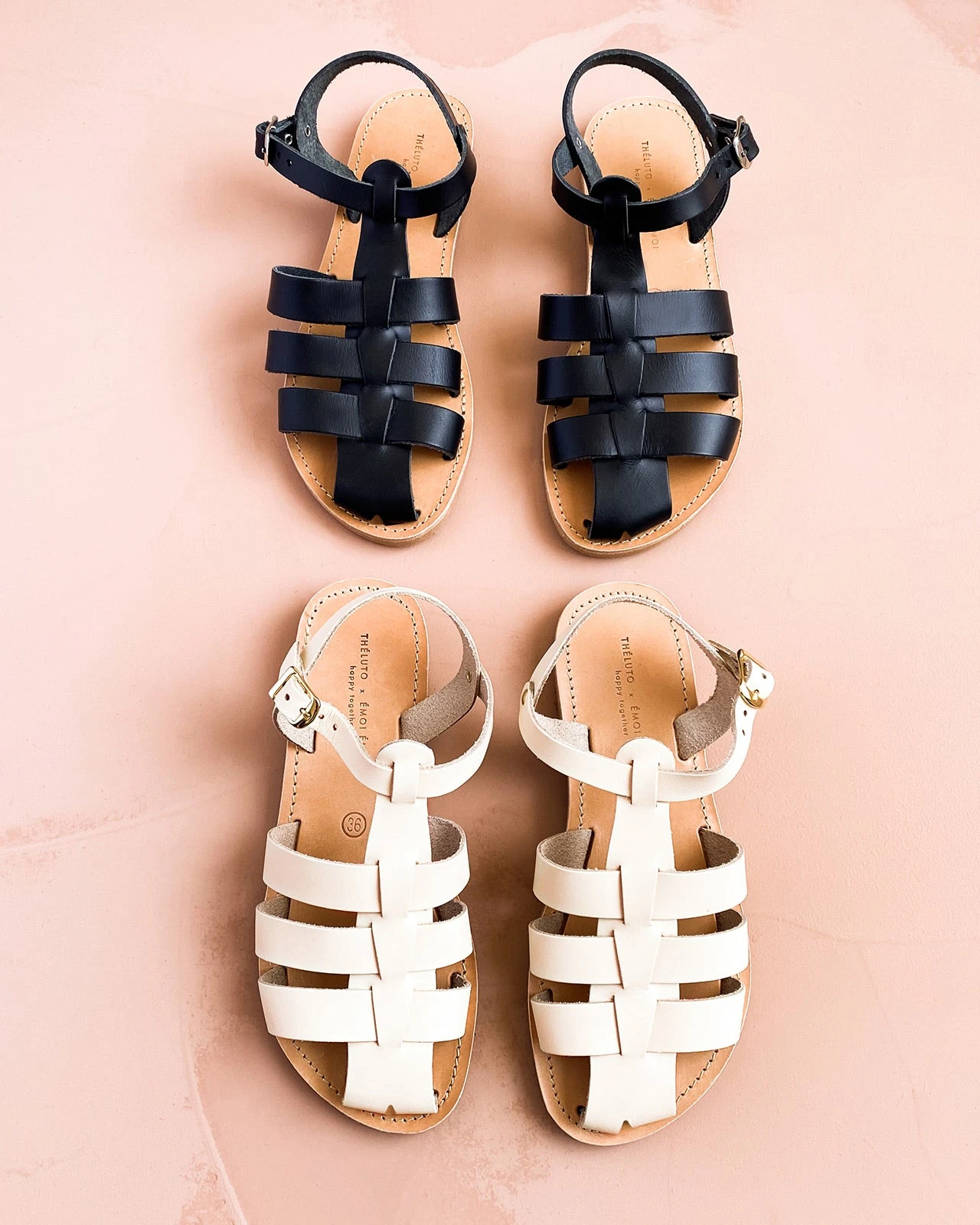 Les Sandales Mathis Femme En Cuir Noir - Théluto X émoi émoi 11 Les Sandales Mathis Femme En Cuir Noir - Théluto X émoi émoi – Image 9