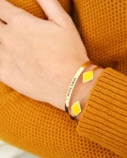 Le Jonc Doré Sœur – Bangle Up X émoi émoi -Bijoux Magasin les joncs dore e moi e moi 3