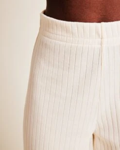 Le Pantalon Pauline En Coton Bio - Crème -Bijoux Magasin pantalon pauline creme 4