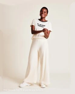 Le Pantalon Pauline En Coton Bio - Crème -Bijoux Magasin pantalonpaulinecremetaille2
