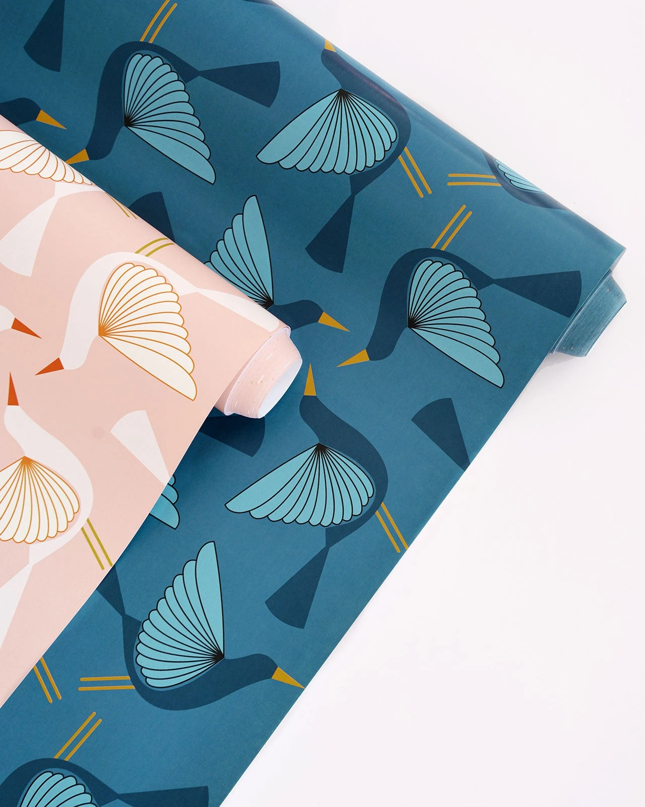 Papier Peint Oiseaux Bleu - Zina Lahrichi X émoi émoi – Image 2