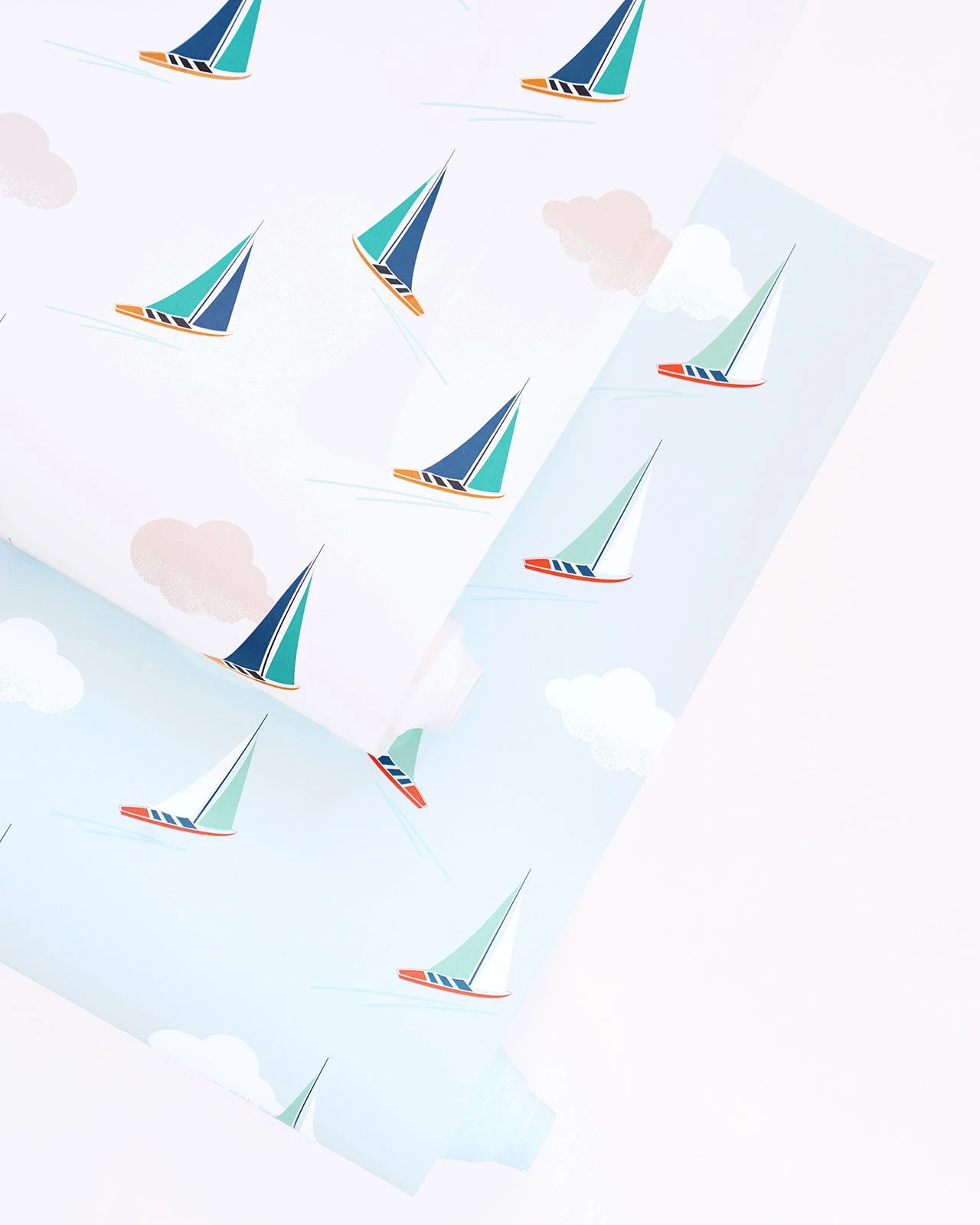 Papier Peint Voiliers Ivoire - Zina Lahrichi X émoi émoi – Image 2