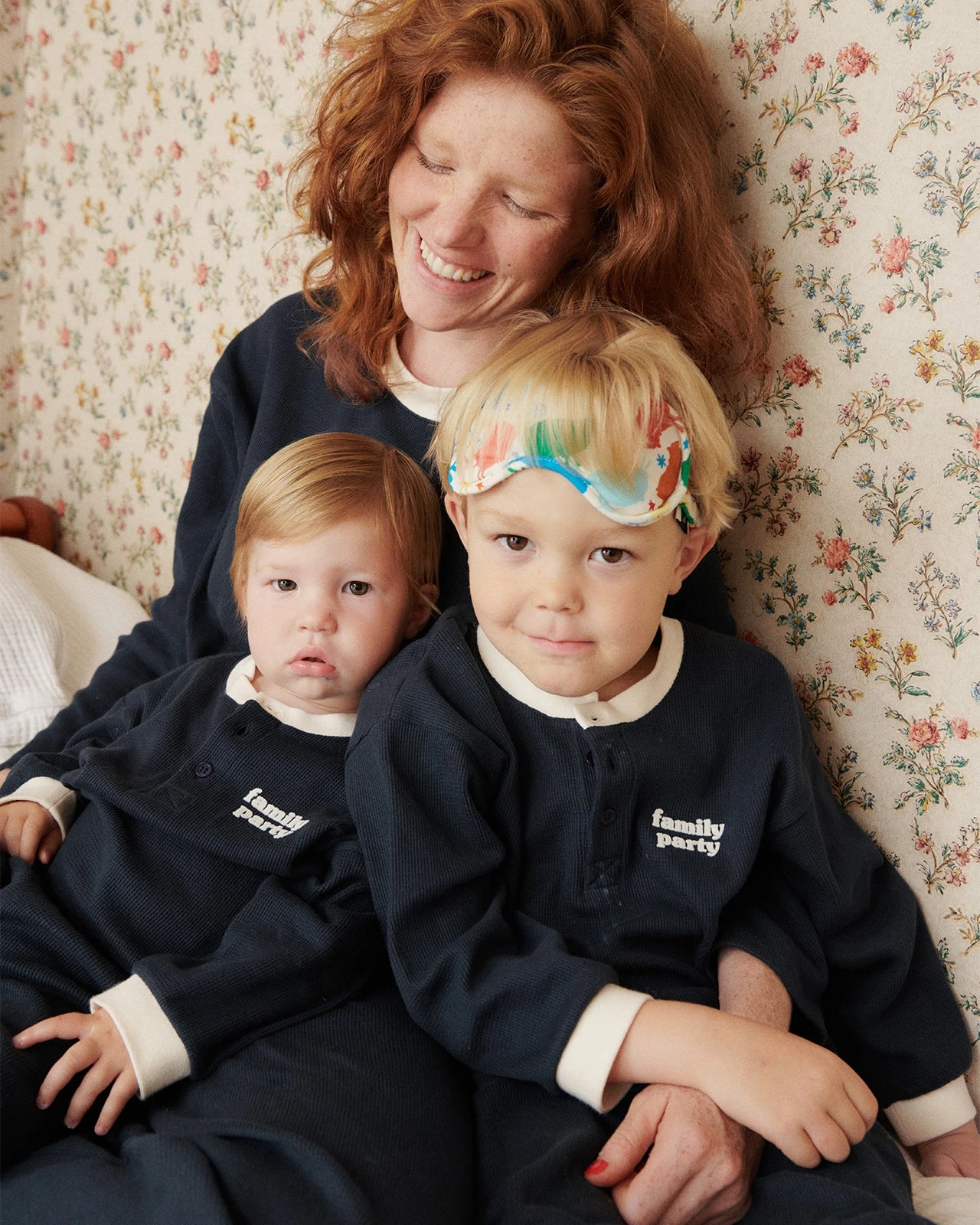 Le Bas De Pyjama Family Party Femme En Coton Bio Nid D'abeille - Charbon 12 Le Bas De Pyjama Family Party Femme En Coton Bio Nid D'abeille - Charbon – Image 10