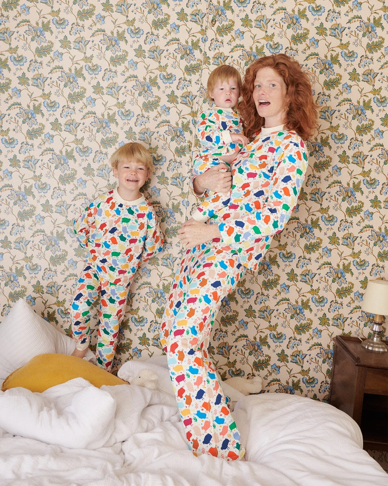 Le Pyjama Moutons Femme En Coton Bio - Multicolore 4 Le Pyjama Moutons Femme En Coton Bio - Multicolore â Image 2