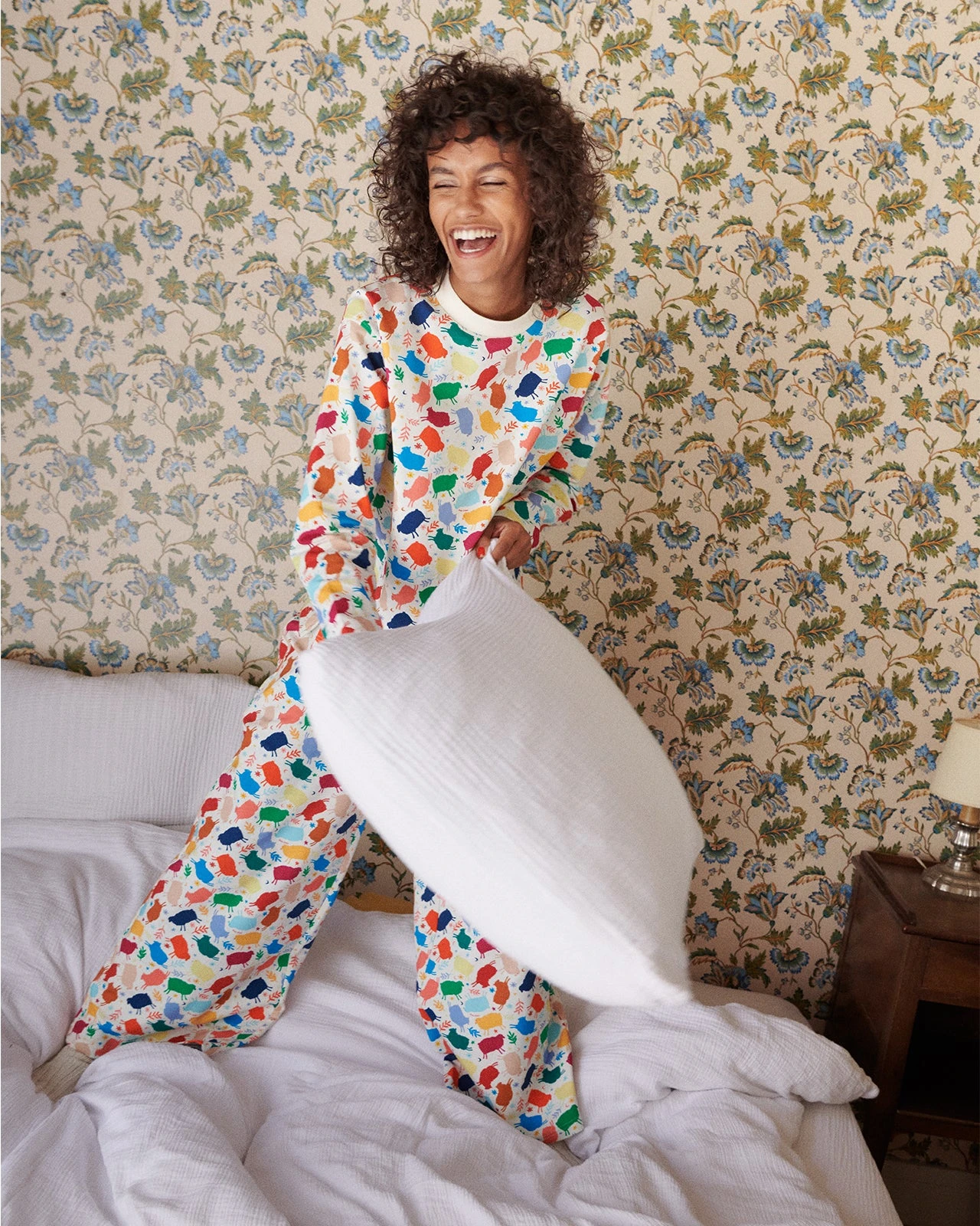 Le Pyjama Moutons Femme En Coton Bio - Multicolore 9 Le Pyjama Moutons Femme En Coton Bio - Multicolore â Image 7