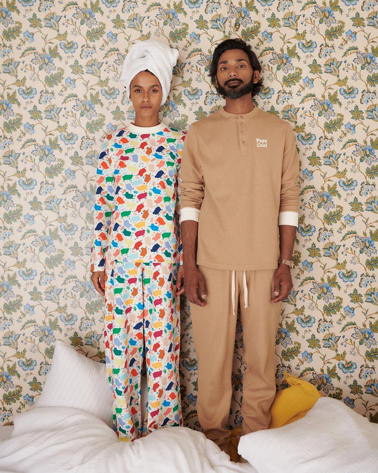 Le Pyjama Moutons Femme En Coton Bio - Multicolore 6 Le Pyjama Moutons Femme En Coton Bio - Multicolore â Image 4